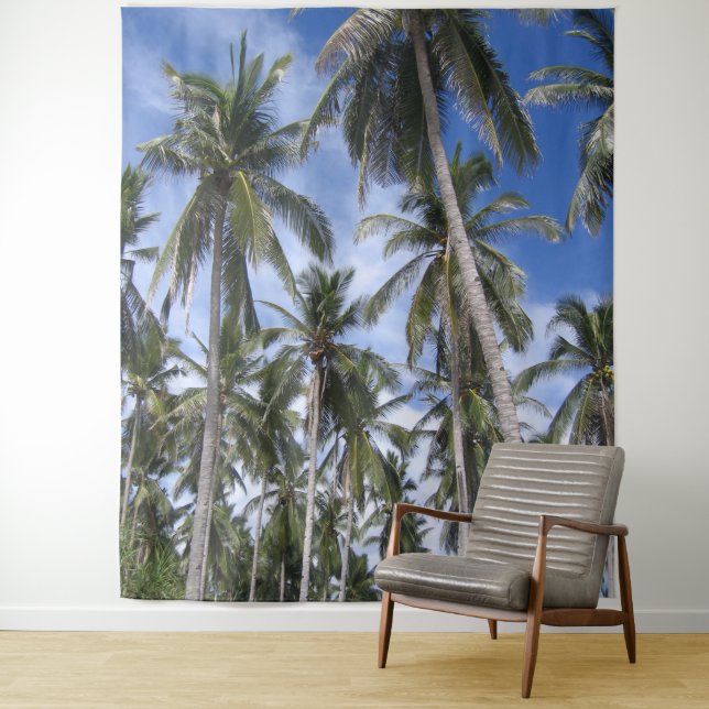 Palm Trees Design Tapestry (In Situ)