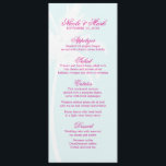Palm Trees Destination Wedding Menu Cards<br><div class="desc">Palm Trees custom wedding menu cards. Perfect for summer or destination weddings.</div>
