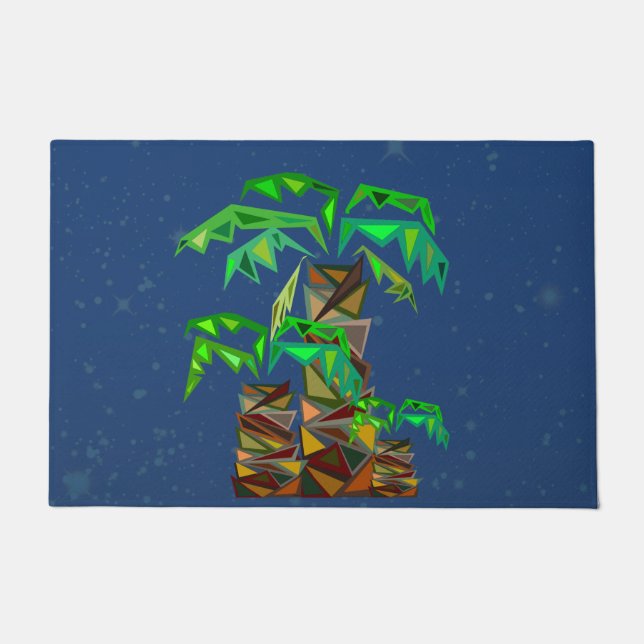 Palm Trees Door Mat (Front)