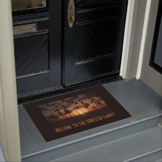 Palm Trees Doormat with (or without) your Name