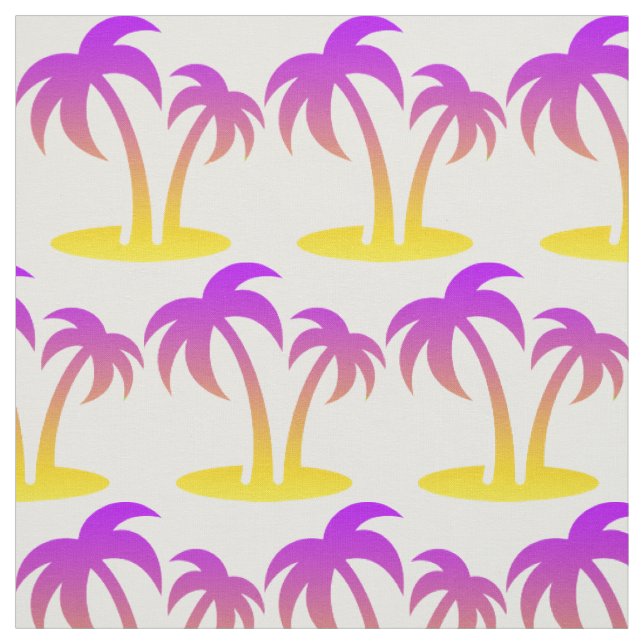Palm Trees Fabric (Swatch)