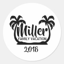 Palm Trees Family Vacation