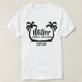 Palm Trees Family Vacation T-Shirt