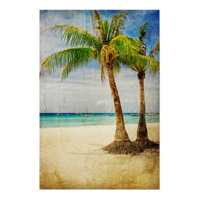 Palm trees Glossy Poster (Front)