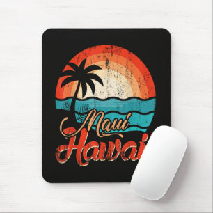 Palm Trees Hawaiian Beach Mouse Mat