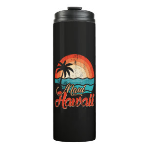 Palm Trees Hawaiian Beach Thermal Tumbler