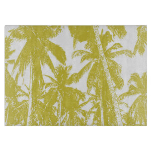 Palm Trees in a Posterised Design Cutting Board
