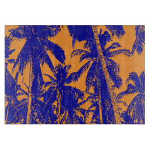 Palm Trees in a Posterised Design Cutting Board