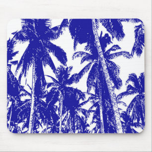 Palm Trees in a Posterised Design Mouse Mat
