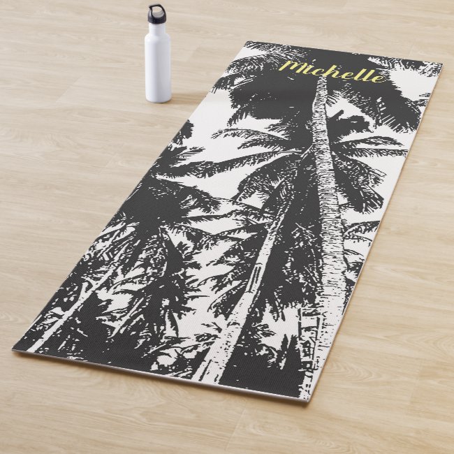Palm Trees in a Posterised Design