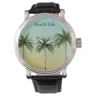 Palm Trees in a Row, beach life        Watch