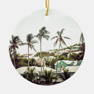 Palm Trees in Bermuda Ceramic Tree Decoration