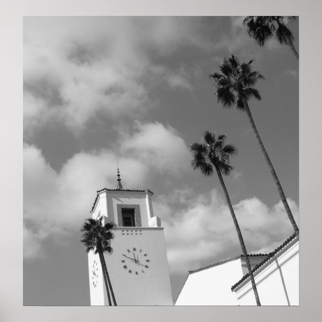 Palm Trees in Los Angeles Poster (Front)