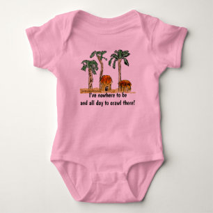 Palm Trees in Paradise Baby Bodysuit