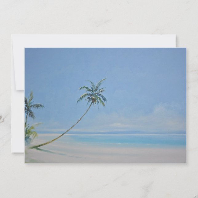 Palm Trees Invitation (Front)