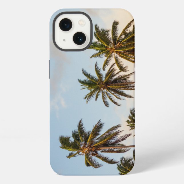 palm trees iPhone case (Back)