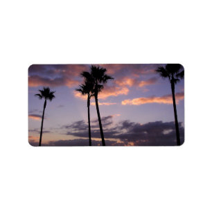 Palm Trees Label