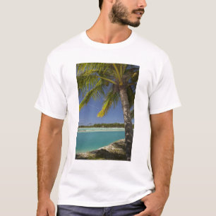 Palm trees & lagoon, Musket Cove Island Resort T-Shirt