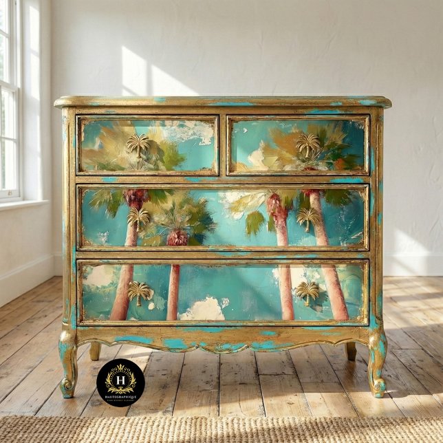 Palm Trees Los Angeles California Decoupage  Tissue Paper (Creator Uploaded)