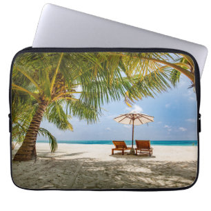Palm Trees   Moody Sky Laptop Sleeve