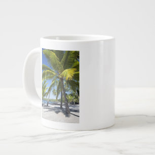 Palm trees, National Historic Park Pu'uhonua o Large Coffee Mug