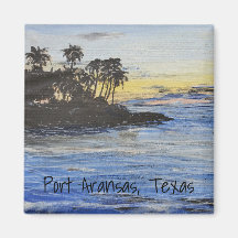 Palm Trees on the Peninsula Magnet