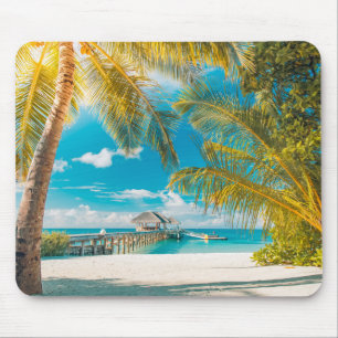 Palm Trees on the Sunset Mouse Mat