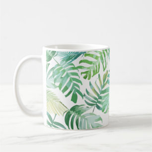 Palm Trees On Tropical Beach Coffee Mug