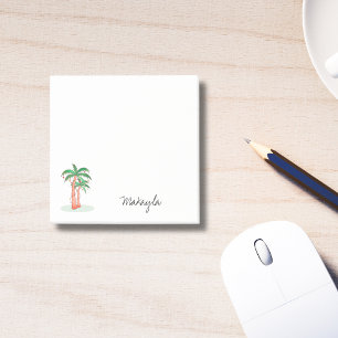Palm Trees Personalized Post-it Notes
