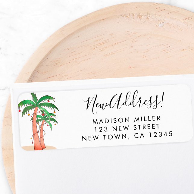 Palm Trees Return Address  (Creator Uploaded)