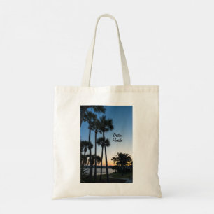 Palm Trees Sunrise Destin Florida Tote Bag