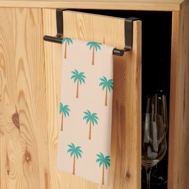 Palm Trees Tea Towel (Thirds Fold)