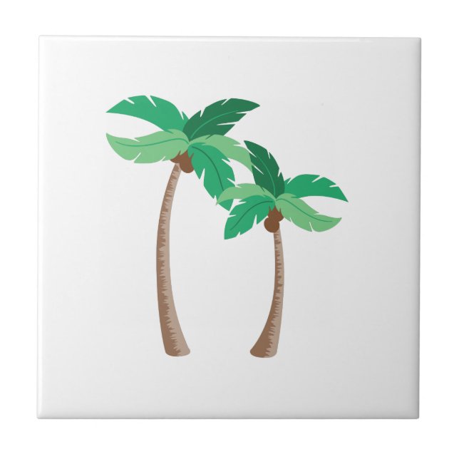 Palm Trees Tile (Front)