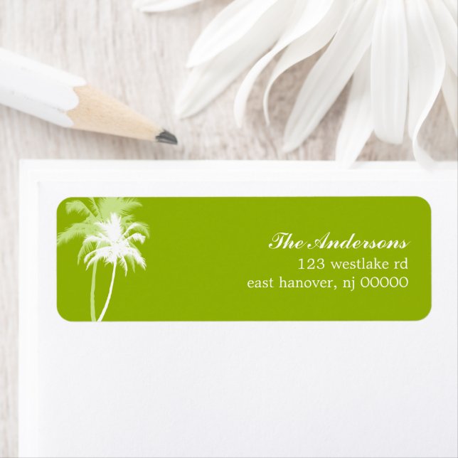 Palm Trees Tropical Beach Wedding (Insitu)