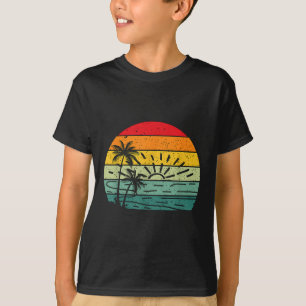 Palm Trees Tropical Summer Vintage Retro Style 80s T-Shirt