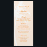 Palm Trees Tropical Wedding Menu Cards<br><div class="desc">Palm Trees custom wedding menu cards. Perfect for summer or destination weddings.</div>