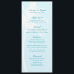 Palm Trees Tropical Wedding Menu Cards<br><div class="desc">Palm Trees custom wedding menu cards. Perfect for summer or destination weddings.</div>