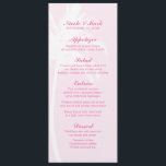 Palm Trees Tropical Wedding Menu Cards<br><div class="desc">Palm Trees custom wedding menu cards. Perfect for summer or destination weddings.</div>