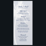 Palm Trees Tropical Wedding Menu Cards<br><div class="desc">Palm Trees custom wedding menu cards. Perfect for summer or destination weddings.</div>