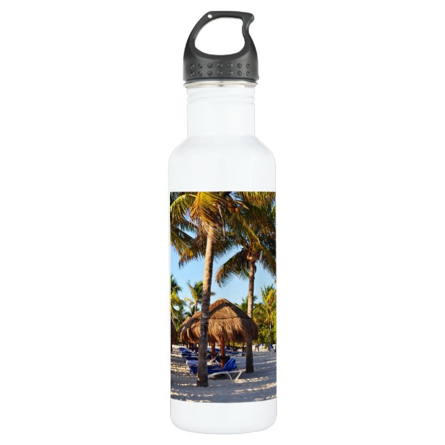 Palm Trees Water Bottle (Front)