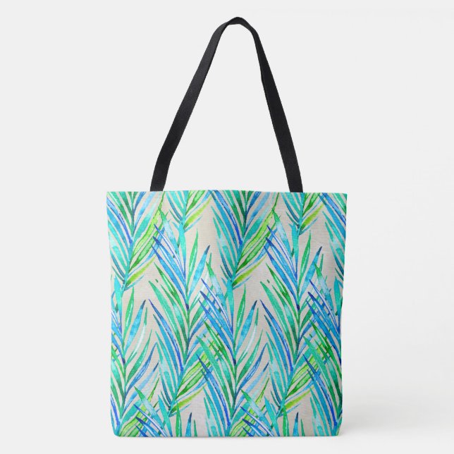 Palm Whisperer Hawaiian Tropical Cool Tote Bag (Front)