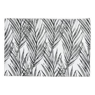 Palm Whisperer Hawaiian Tropical Grey Pillowcase