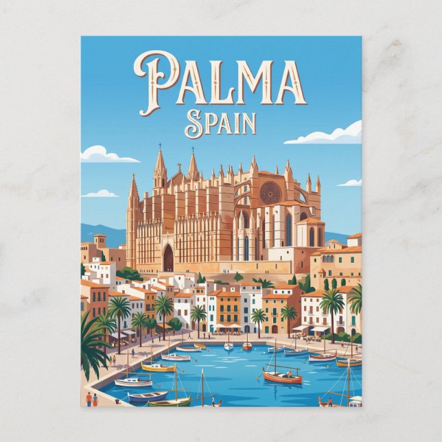Palma Cathedral Spain Postcard (Front)