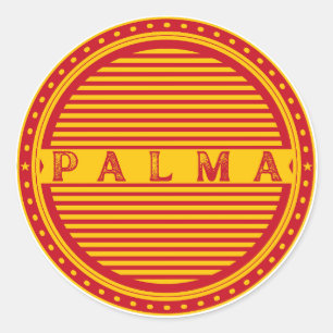 Palma City Pride Emblem – Spanish Identity Classic Round Sticker