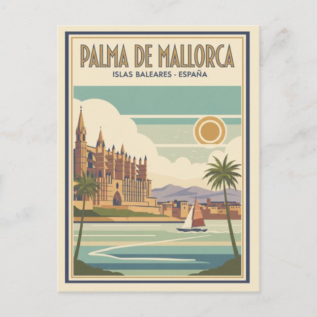 Palma de Mallorca Espana Postcard (Front)