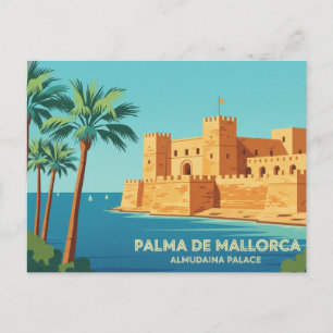 Palma de Mallorca ROYAL PALACE OF LA ALMUDAINA Postcard