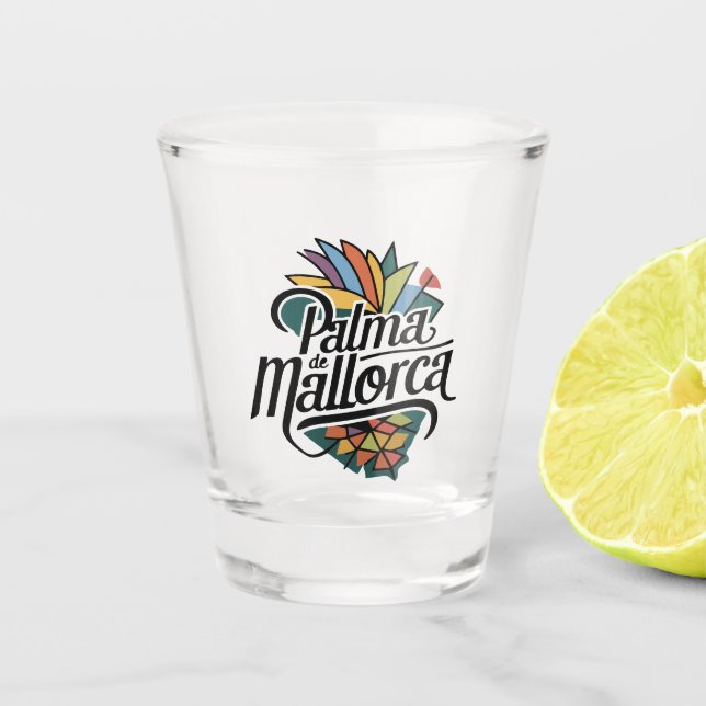Palma de Mallorca Shot Glass (Front)