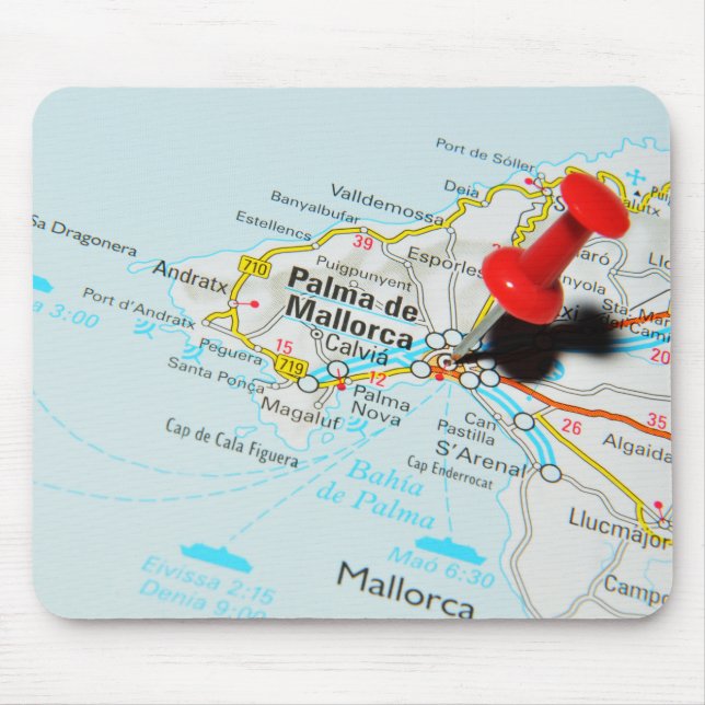 Palma de Mallorca, Spain Mouse Mat (Front)