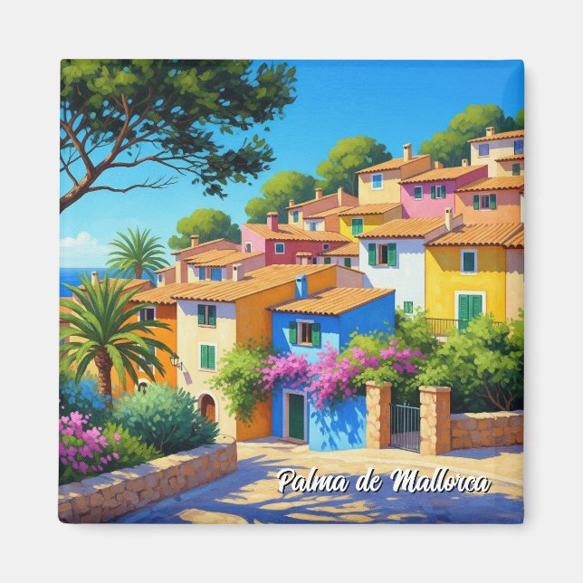 Palma de Mallorca Spain Travel Magnet (Front)