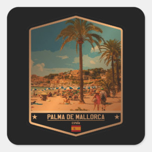 Palma de Mallorca Square Sticker